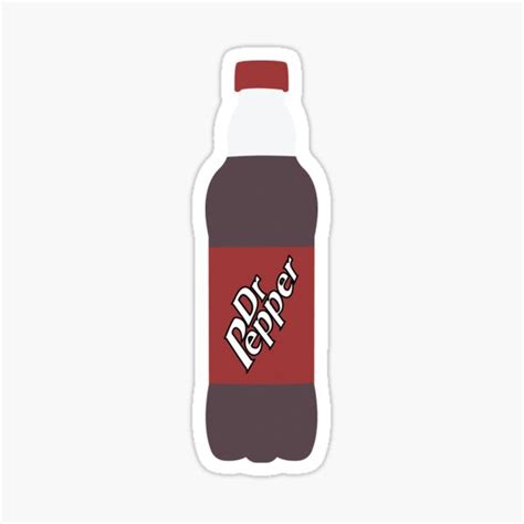 "Dr Pepper Bottle" Sticker for Sale by jakelast | Redbubble