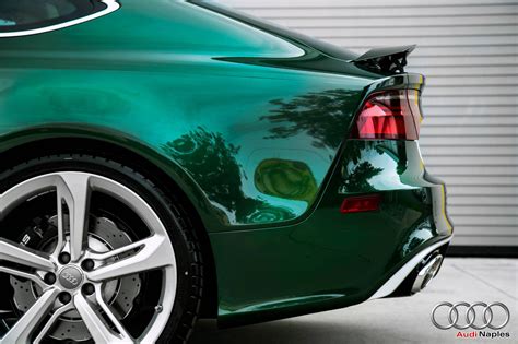 2016 Audi RS7 in Verdant Green Looks like a Bentley - autoevolution