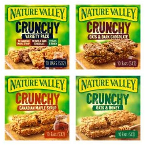 Nature Valley Crunchy Cereal Bars All Varieties 5 X 42g, £1 at ...