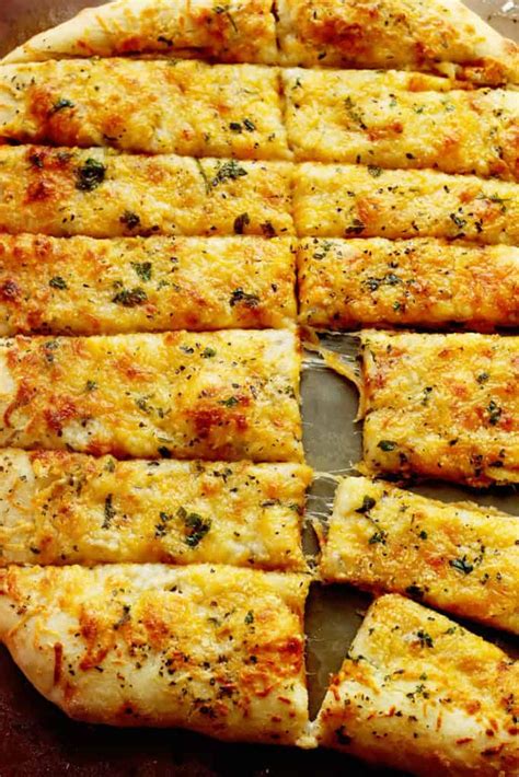 Homemade Garlic Cheese Breadsticks | Recipe | Cheese bread sticks ...