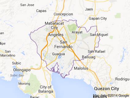 Pampanga Luzon Map