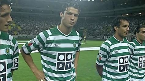 Cristiano Ronaldo Sporting Lisbon friendly highlights | Manchester United