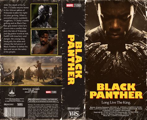 VHS Cover Art | Black Panther :: Behance