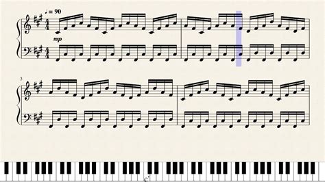 EASY Piano Partiton for INTERMEDIATE - YouTube