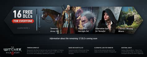 “Witcher 3” Getting 16 Free DLC Packs Across All Platforms | Player Theory