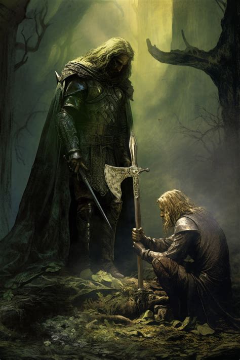 Sir Gawain and the Green Knight by markdoc on DeviantArt