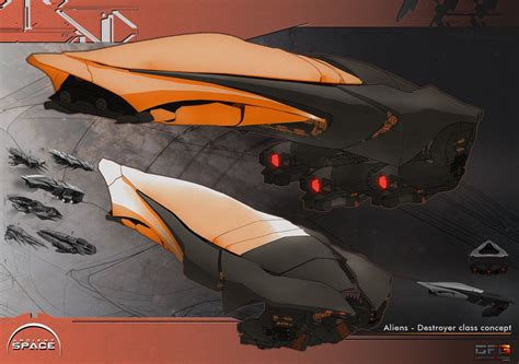 ArtStation - Alien Spaceship Concept Art of Ancient Space 003, ┼ Cwik ...