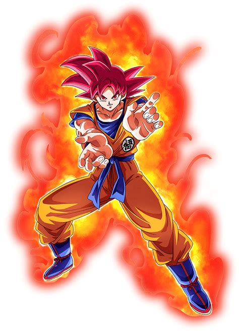 Goku Super Saiyan God render 4 [Dokkan Battle] by maxiuchiha22 on ...