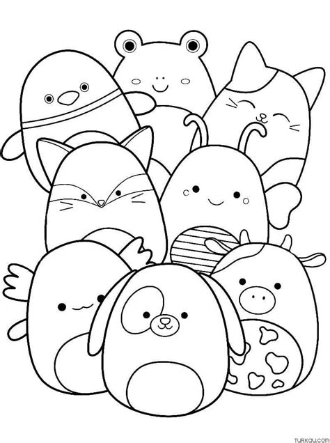 Squishmallow Coloring Pages For Kids » Turkau