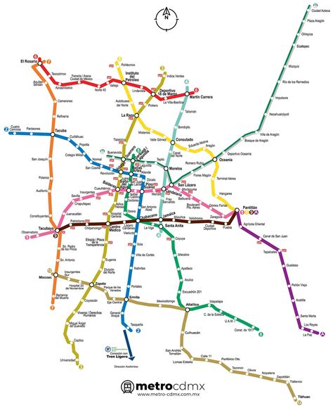 Mapa Metro CDMX - Mapa Red Metro Ciudad de México