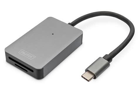 DIGITUS by ASSMANN Shop | USB-C Card Reader, 2 Port, High Speed