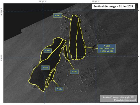 Iceberg A-68M Press Release