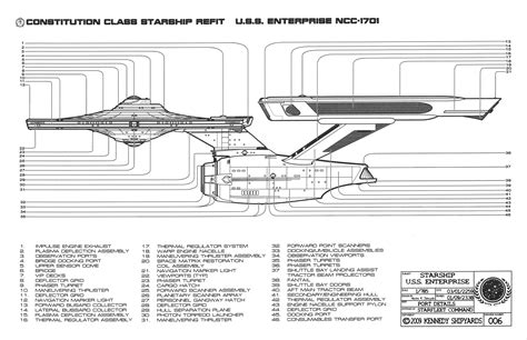 Uss Enterprise Refit Blueprints