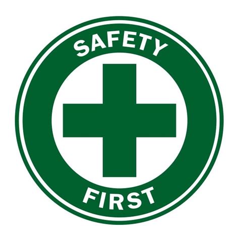 Safety First Sign Clipart PNG Images, Safety Symbols And Signs First ...