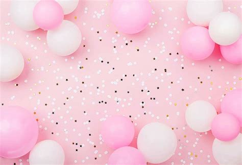 Pink balloons in 2020 | Balloons, Confetti balloons, Confetti background