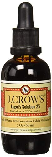 J.CROW’S® Lugol’s Solution of Iodine 2% 2oz – GAPS Protocol Help