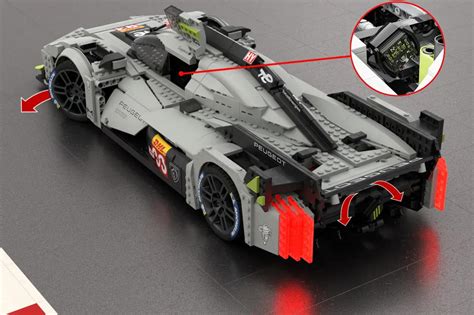 Detailed LEGO Peugeot 9X8 supercar celebrates its return to the FIA ...