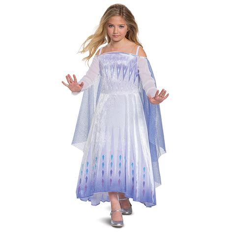 Disguise Frozen 2 Snow Queen Elsa Deluxe Exclusive Halloween Costume ...