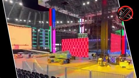 First Look At WWE Night of Champions 2023 Stage and Ring Construction ...