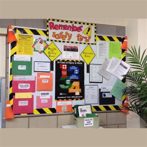 When I come across an example of a safety bulletin board that catches ...