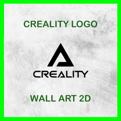 Archivo STL CREALITY WALL ART 2D 🎨・Modelo para descargar y imprimir en ...