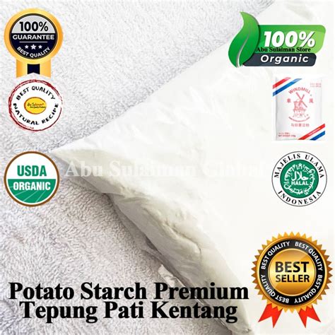 Jual Tepung Pati Kentang 1 kg / Potato Strach Premium 1kg / Tepung Pati ...