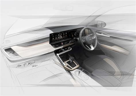 Kia SUV Interior Sketches Revealed - Unveil On June 20