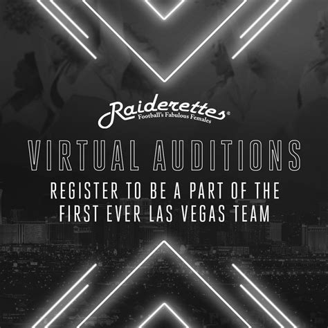 2020 NFL Las Vegas Raiderettes Cheerleaders Virtual Auditions