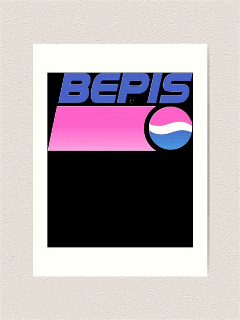 "Bepis Cola Official Logo " Art Print for Sale by shayleemand | Redbubble