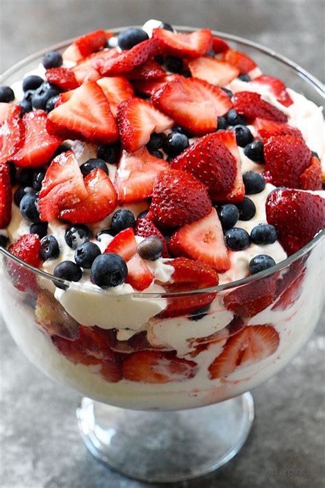 Blueberry Strawberry Trifle Recipe - This classic trifle recipe is ...