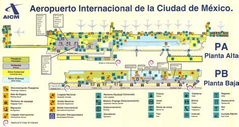 Mexico City Airport Map - Venustiano Carranza Mexico • mappery