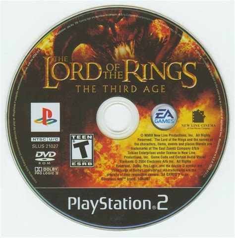 The Lord of the Rings: The Third Age cover or packaging material ...