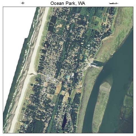 Aerial Photography Map of Ocean Park, WA Washington