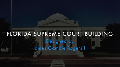 RLF's First Government Project - The Florida Supreme Court Building