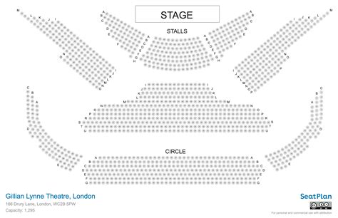 Gillian Lynne Theatre London Seating Plan & Seat View Photos | SeatPlan