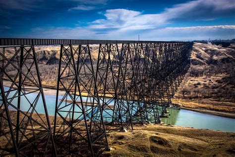 Lethbridge Train Bridge Photograph by Tom Buchanan