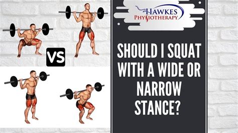 Should I squat with a wide or narrow stance? - YouTube