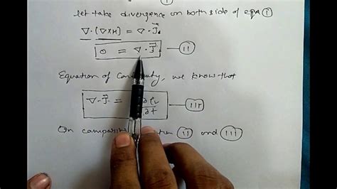 Displacement Current derivation (best explanation) - YouTube