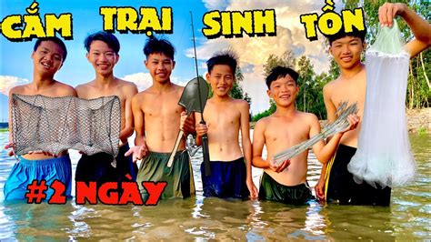 Anh Ba Phải | Thử Thách 34h Cắm Trại Sinh Tồn Ngoài Đồng | Survival ...