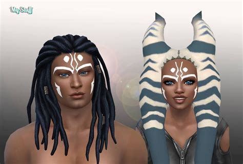 Ahsoka Tano Makeup - My Stuff | Ahsoka, Sims 4 studio, Star citizen