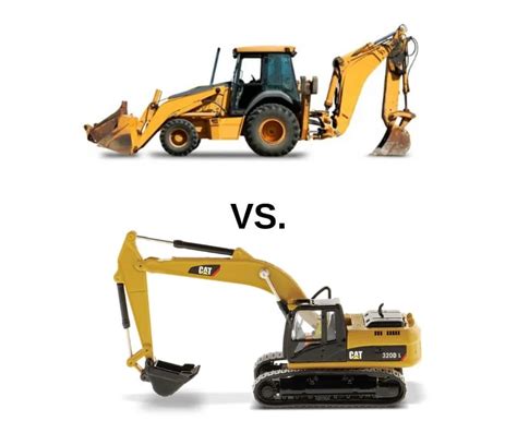 Difference Between An Excavator And A Backhoe