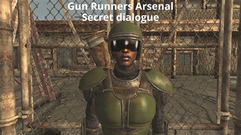 Fallout New Vegas Gun Runners Arsenal secret dialogue - YouTube