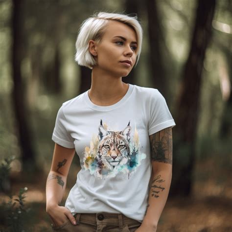 Bobcat Shirt Nature Bobcat T-shirt Animal Lover Gift Nature Lover Gift ...