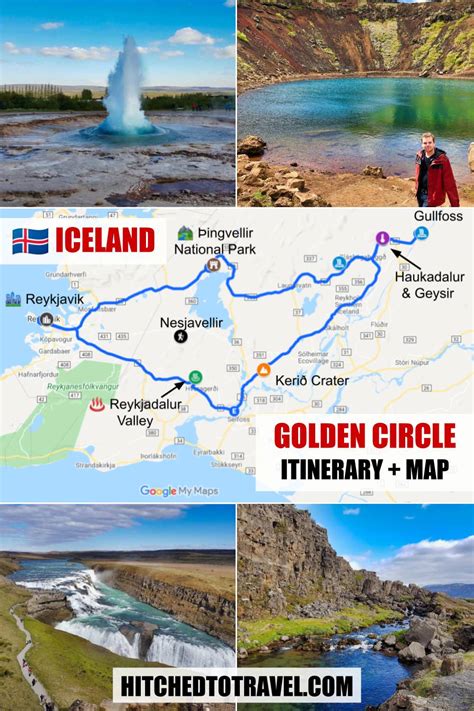 Golden Circle Iceland in 1 Day - Tour & Map & Stops - Hitched to Travel