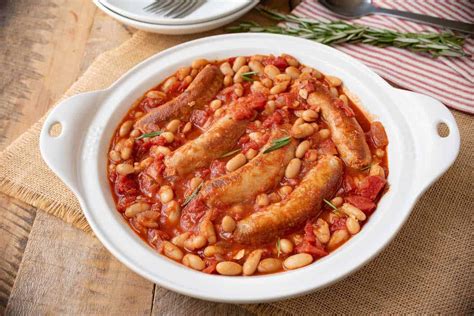 Italian Sausage and Bean Casserole - Culinary Ginger