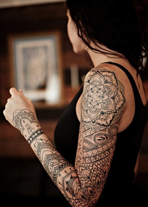 30 Mandala Tattoo Designs To Get Inspired | Tattoos, Sleeve tattoos for ...