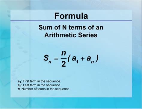 Arithmetic Series