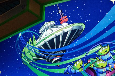 Updated Buzz Lightyear Space Ranger Spin Mural Features Space(ship ...