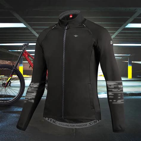 Aliexpress.com : Buy SANTIC Keep Warm Cycling Jackets For Men Windproof ...