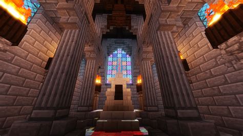 The throne room of my castle : r/Minecraft